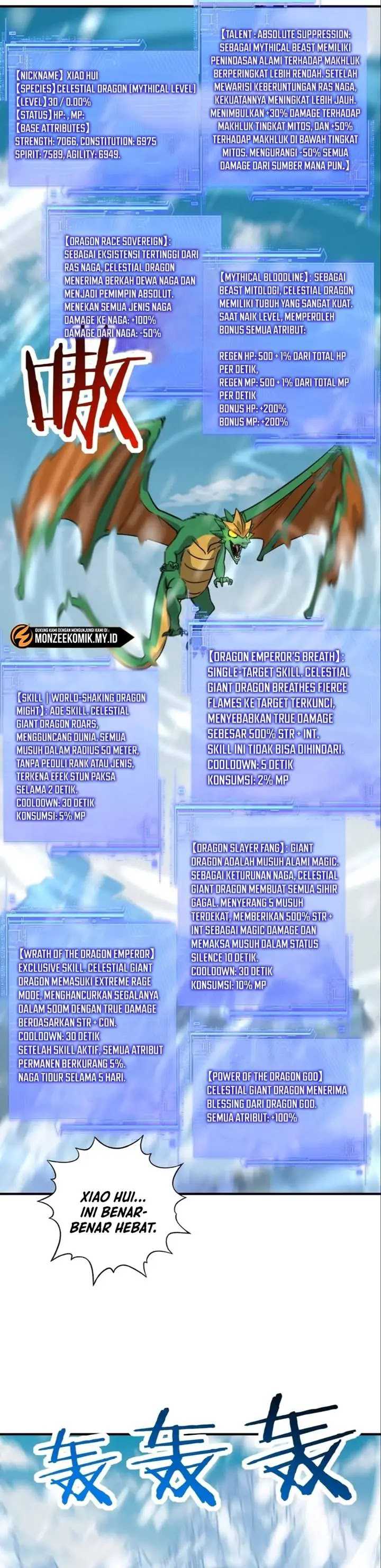 Start by changing your job to the God of Wealth and taming billions of divine pets! Chapter 17 Gambar 11