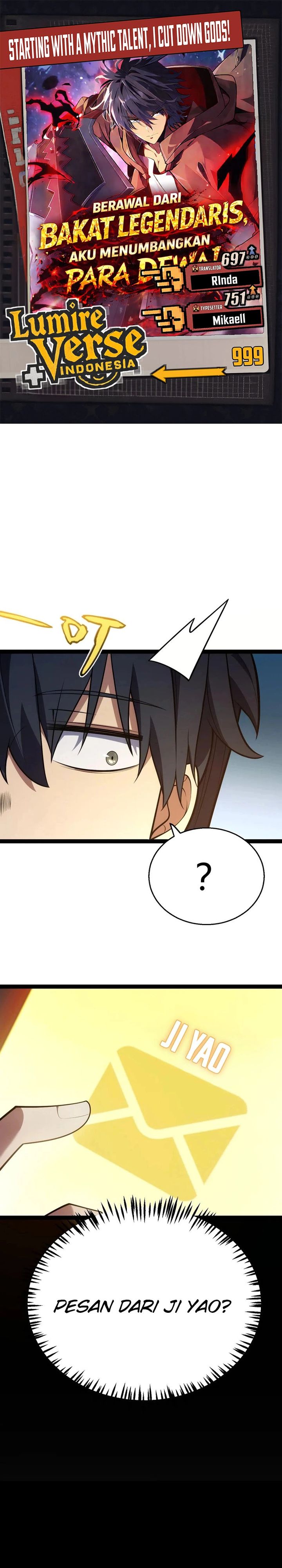 Starting with a Mythic Talent, I Cut Down Gods! Chapter 11 Gambar 1