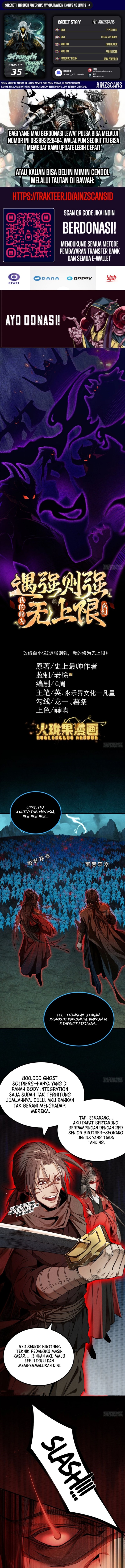 Strength Through Adversity, My Cultivation Knows No Limits Chapter 35 fix Gambar 1