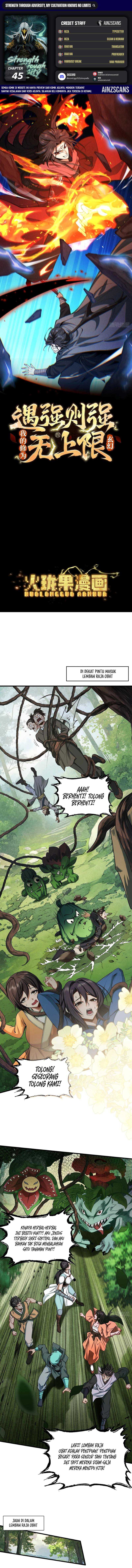 Strength Through Adversity, My Cultivation Knows No Limits Chapter 45 Gambar 1