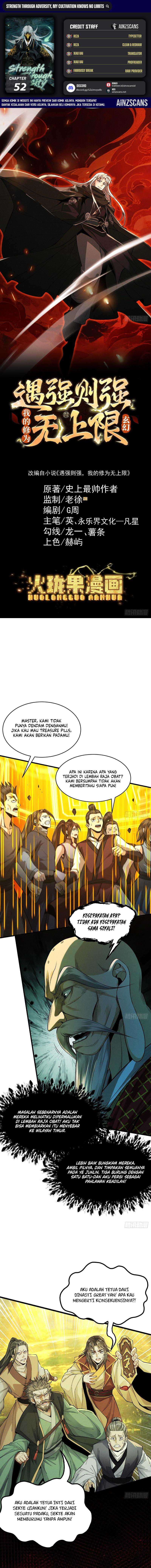 Strength Through Adversity, My Cultivation Knows No Limits Chapter 52 Gambar 1