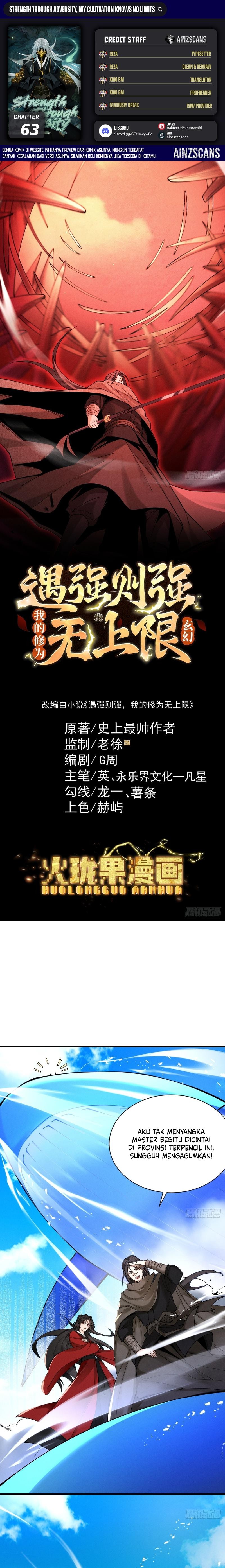 Strength Through Adversity, My Cultivation Knows No Limits Chapter 63 Gambar 1