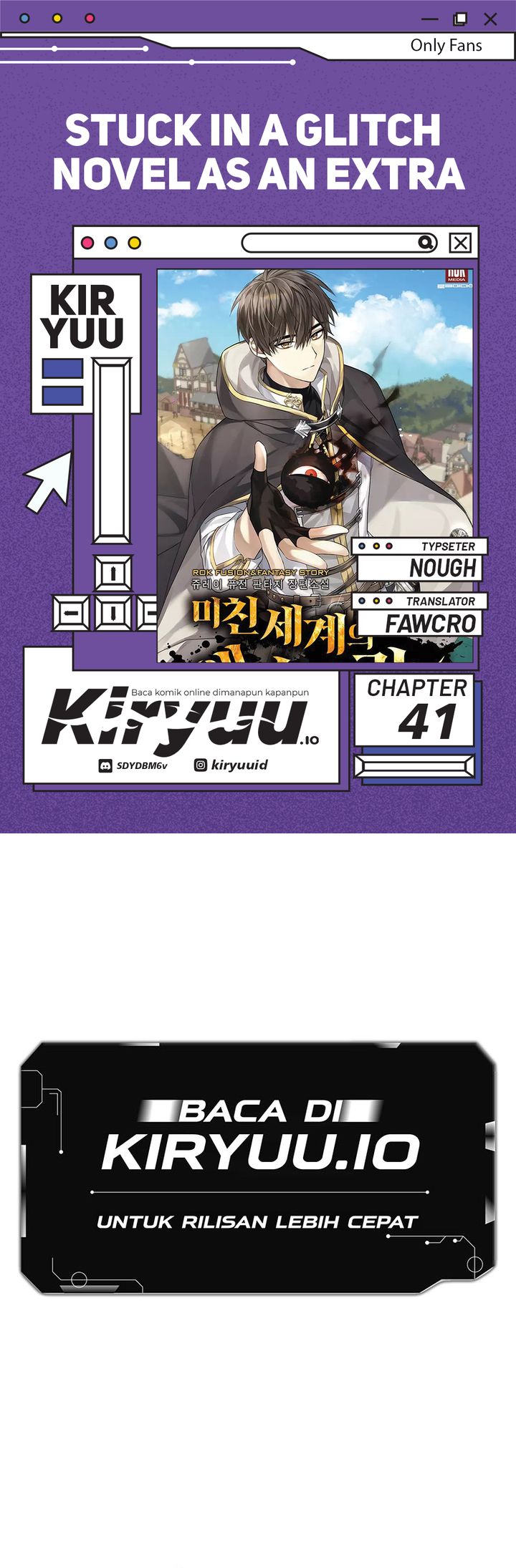 Stuck in a Glitch Novel as an Extra Chapter 41 Gambar 1