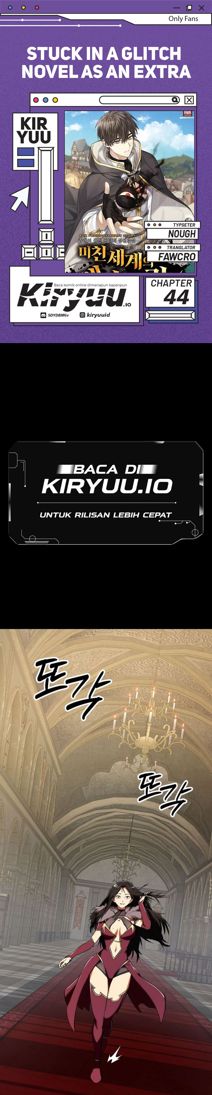 Stuck in a Glitch Novel as an Extra Chapter 44 Gambar 1