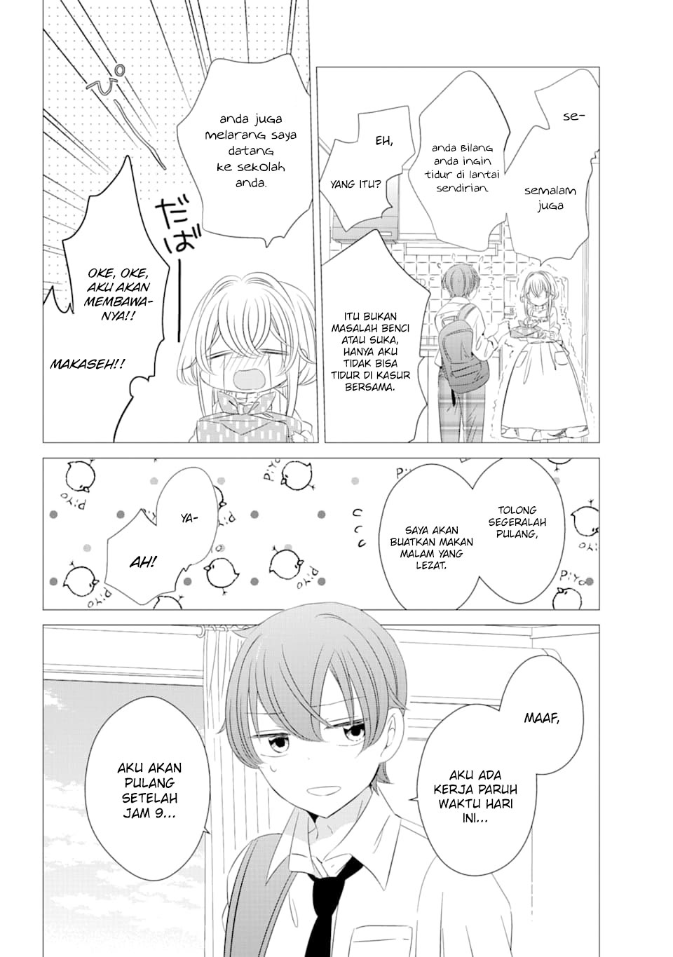 Studio Apartment, Good Lightning, Angel Included (One Room, Hi Atari Futsuu, Tenshi Tsuki) Chapter 04 Gambar 11
