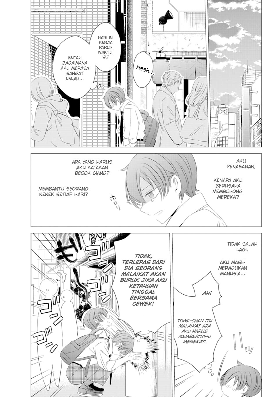 Studio Apartment, Good Lightning, Angel Included (One Room, Hi Atari Futsuu, Tenshi Tsuki) Chapter 04 Gambar 16