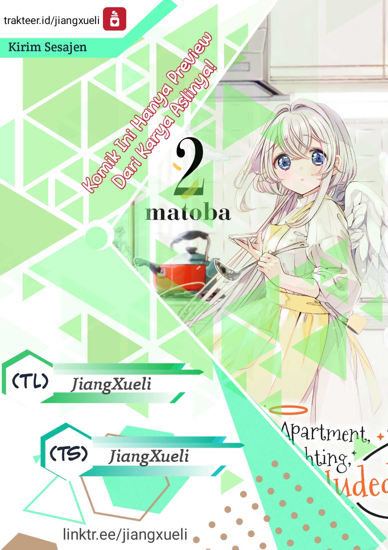 Studio Apartment, Good Lightning, Angel Included (One Room, Hi Atari Futsuu, Tenshi Tsuki) Chapter 09 Gambar 1