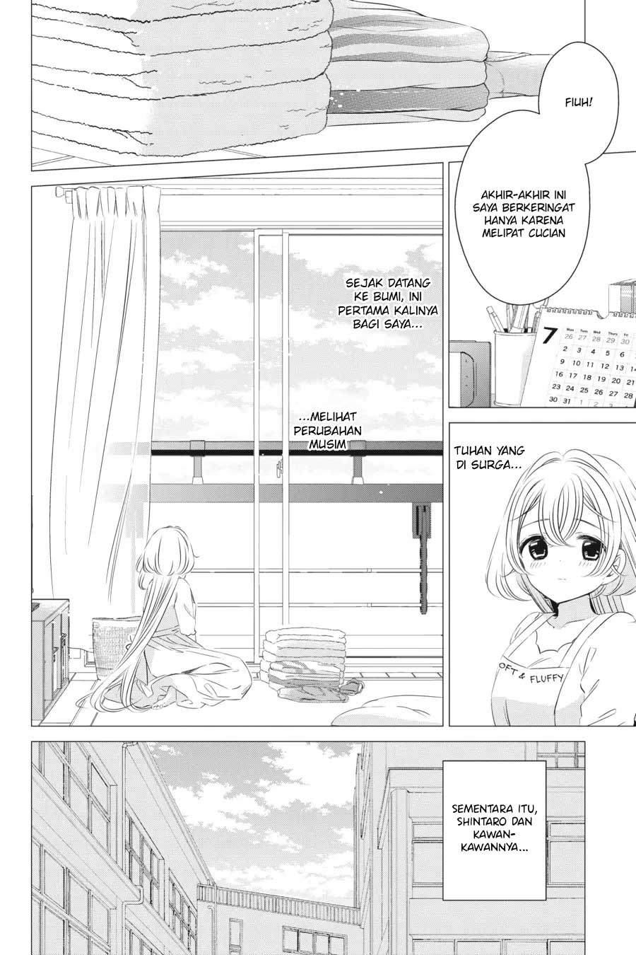 Studio Apartment, Good Lightning, Angel Included (One Room, Hi Atari Futsuu, Tenshi Tsuki) Chapter 15 Gambar 3