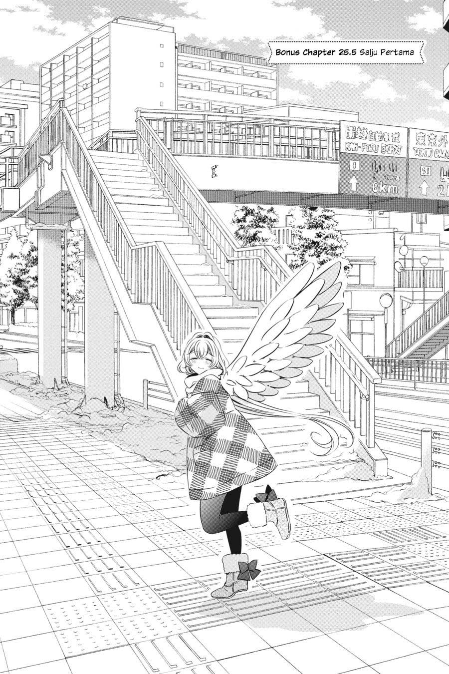 Studio Apartment, Good Lightning, Angel Included (One Room, Hi Atari Futsuu, Tenshi Tsuki) Chapter 34.5 Gambar 3