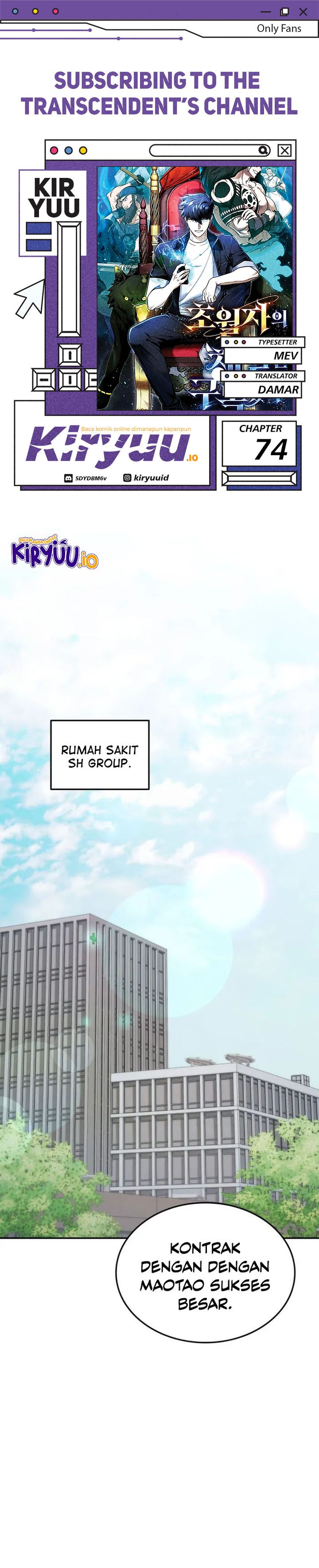 Subscribing to the Transcendent’s Channel Chapter 74 Gambar 1
