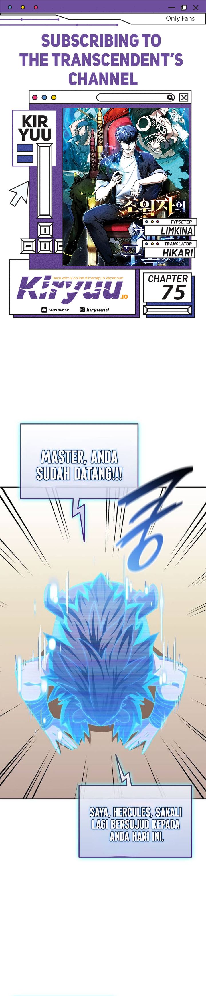 Subscribing to the Transcendent’s Channel Chapter 75 Gambar 1