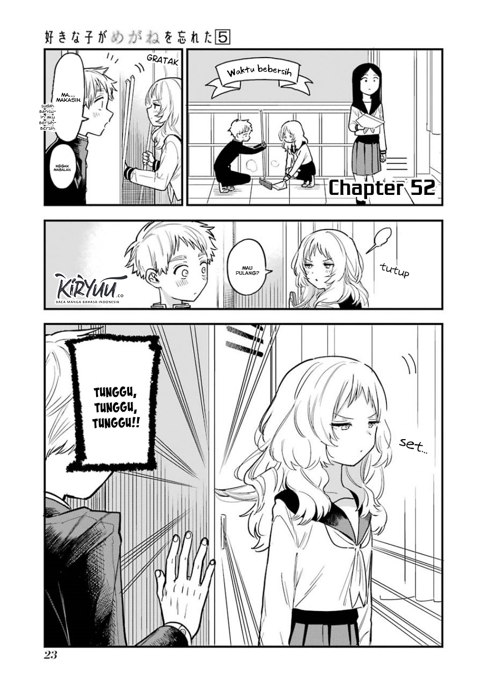 Sukinako ga Megane wo Wasureta Chapter 52 Gambar 2