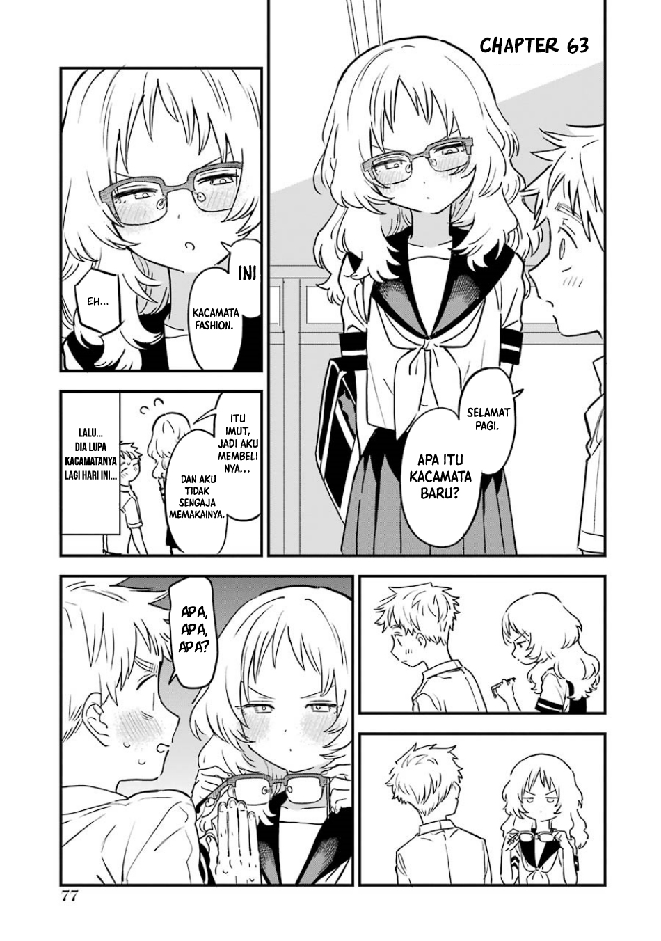 Sukinako ga Megane wo Wasureta Chapter 63 Gambar 2