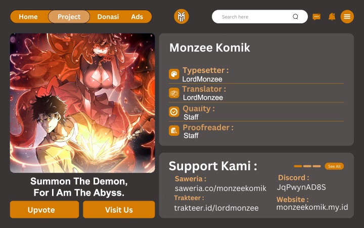 Summon The Demon, For I Am The Abyss Chapter 01 Gambar 1