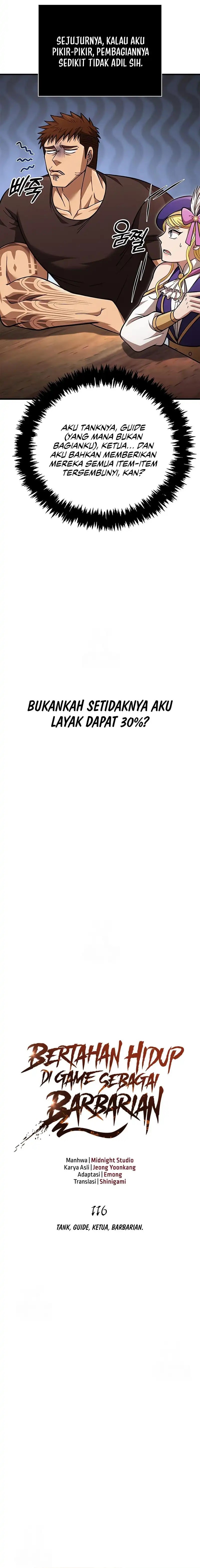 Survive as a Barbarian in the Game Chapter 116 Gambar 6