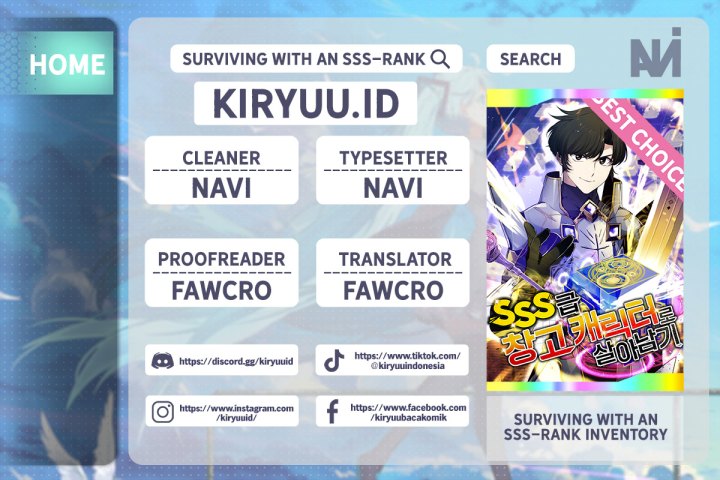 Surviving with a SSS-Rank Inventory Chapter 02 Gambar 1