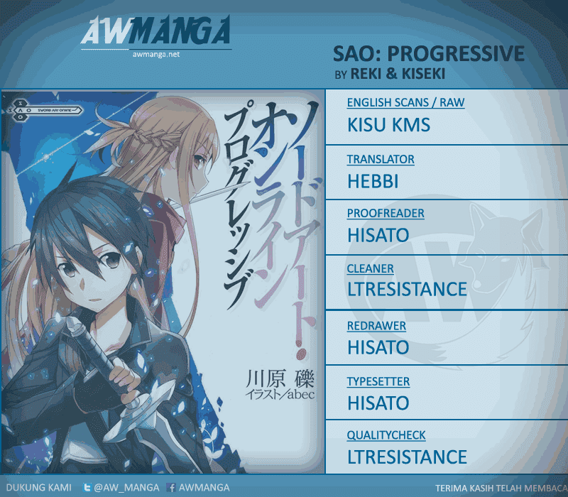 Sword Art Online: Progressive Chapter 03 Gambar 1