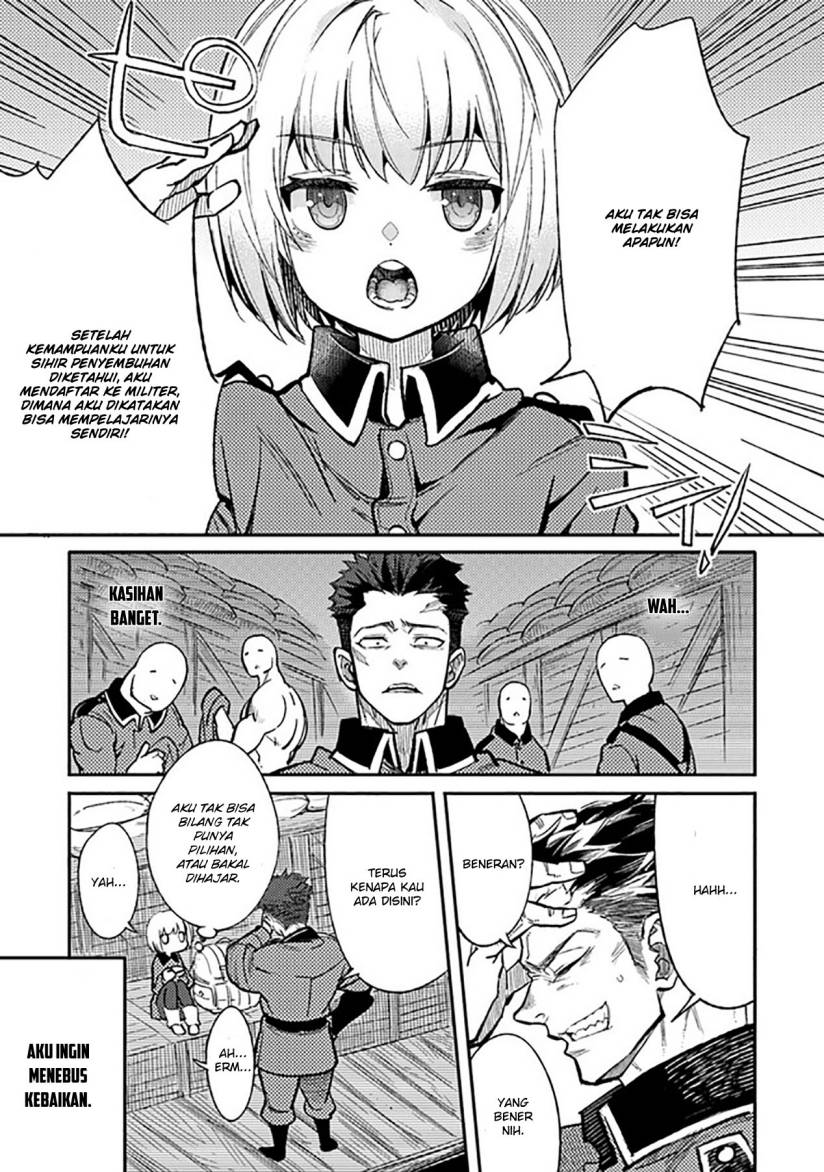 TS Eiseihei-san no Senjou Nikki Chapter 01 Gambar 18