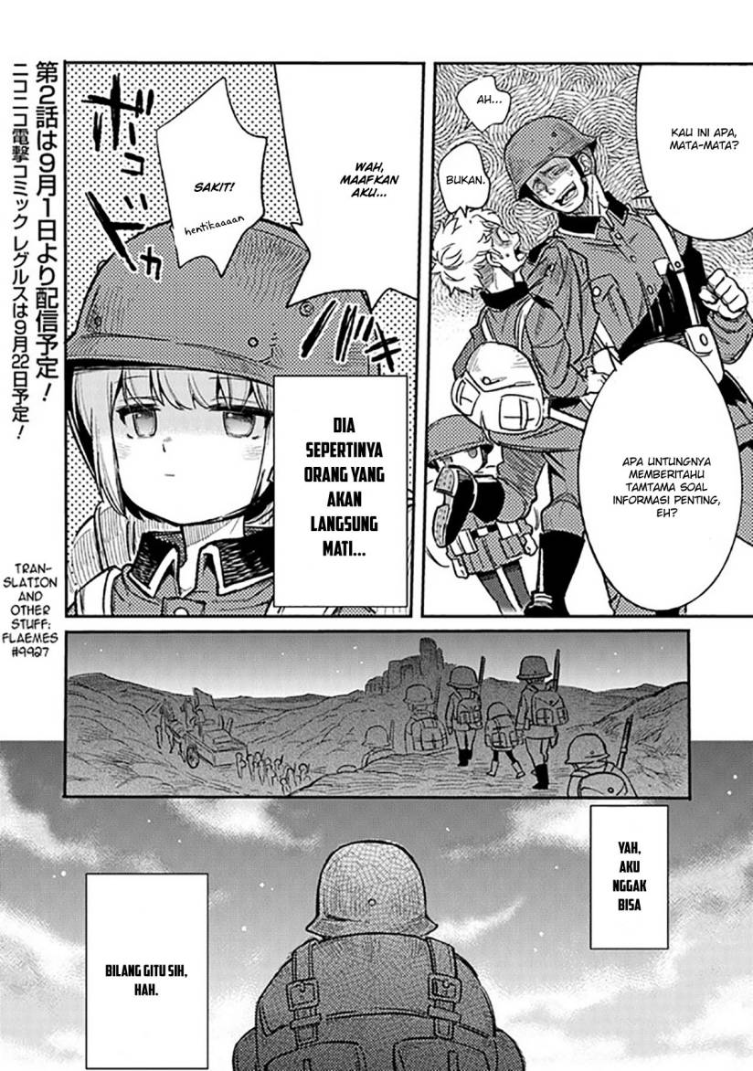 TS Eiseihei-san no Senjou Nikki Chapter 01 Gambar 33