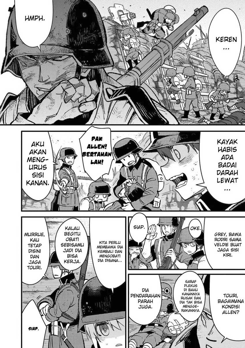 TS Eiseihei-san no Senjou Nikki Chapter 13 Gambar 18