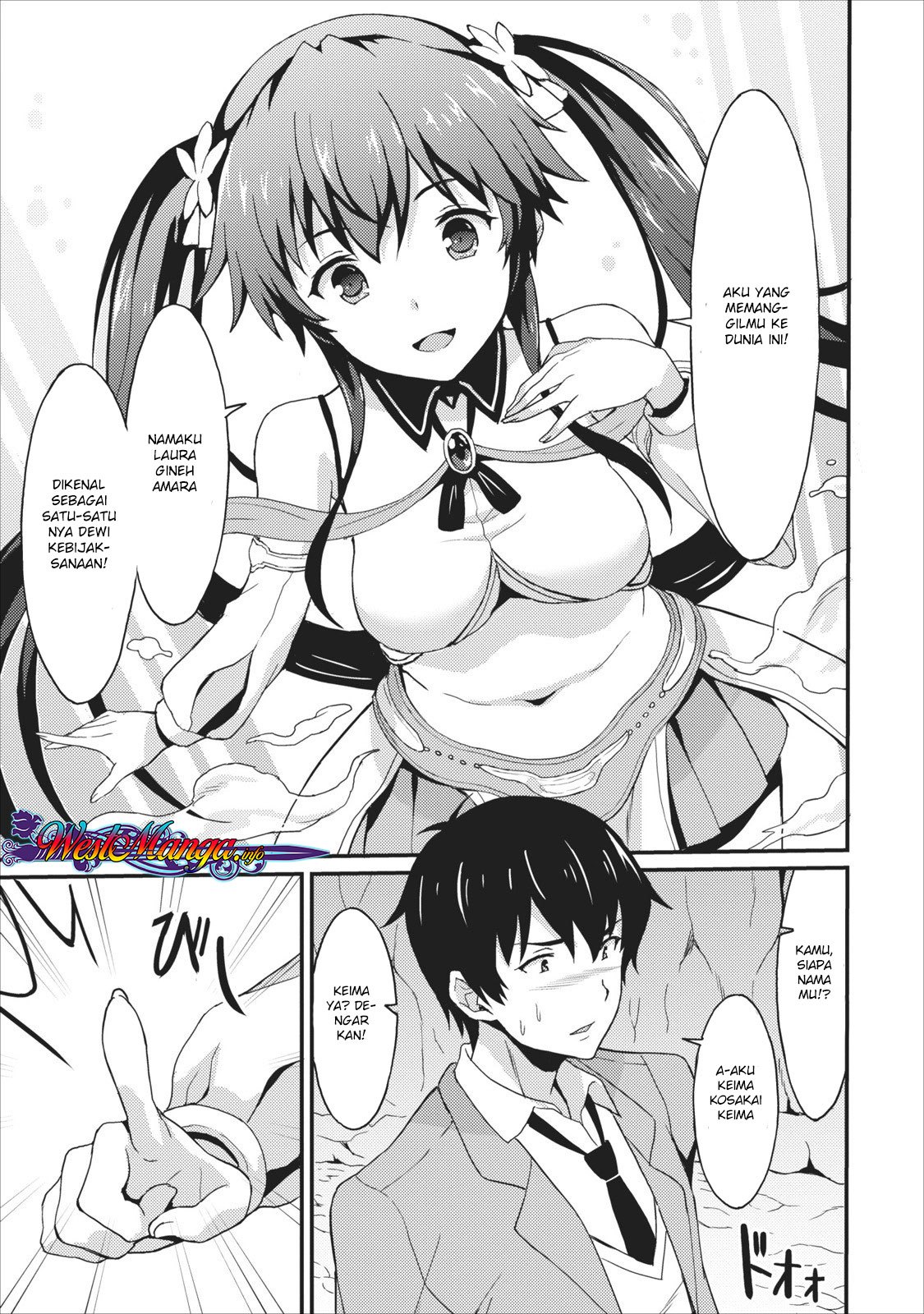 Taberu dake de Level-Up! Damegami to Issho ni Isekai Musou Chapter 01 Gambar 4
