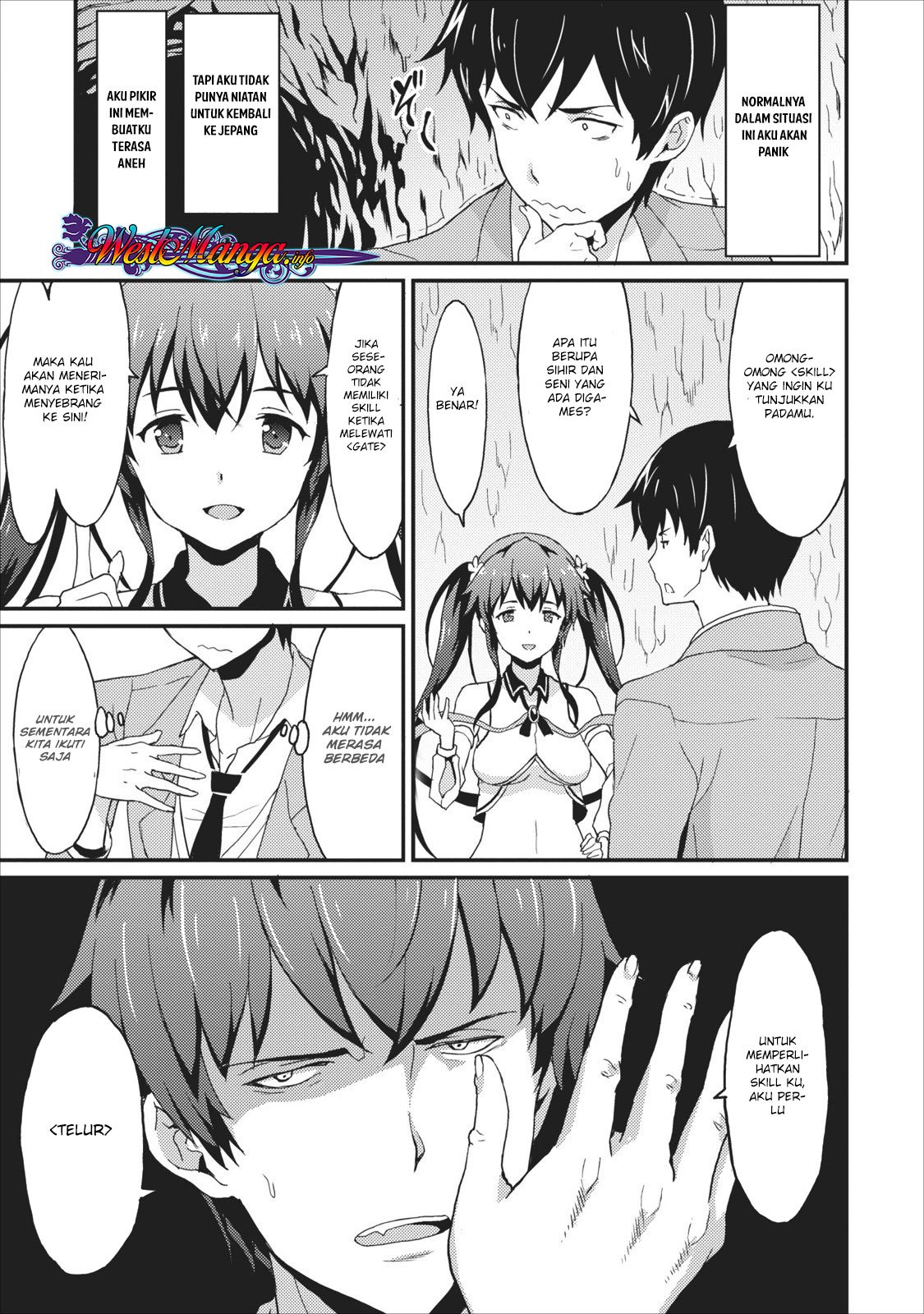 Taberu dake de Level-Up! Damegami to Issho ni Isekai Musou Chapter 01 Gambar 6