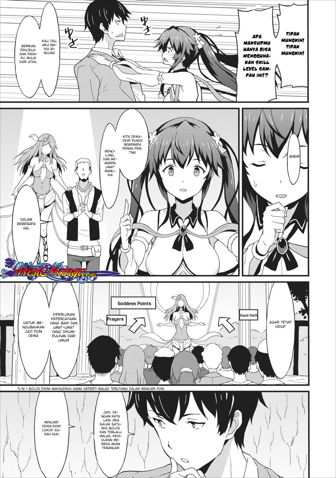 Taberu dake de Level-Up! Damegami to Issho ni Isekai Musou Chapter 01 Gambar 10