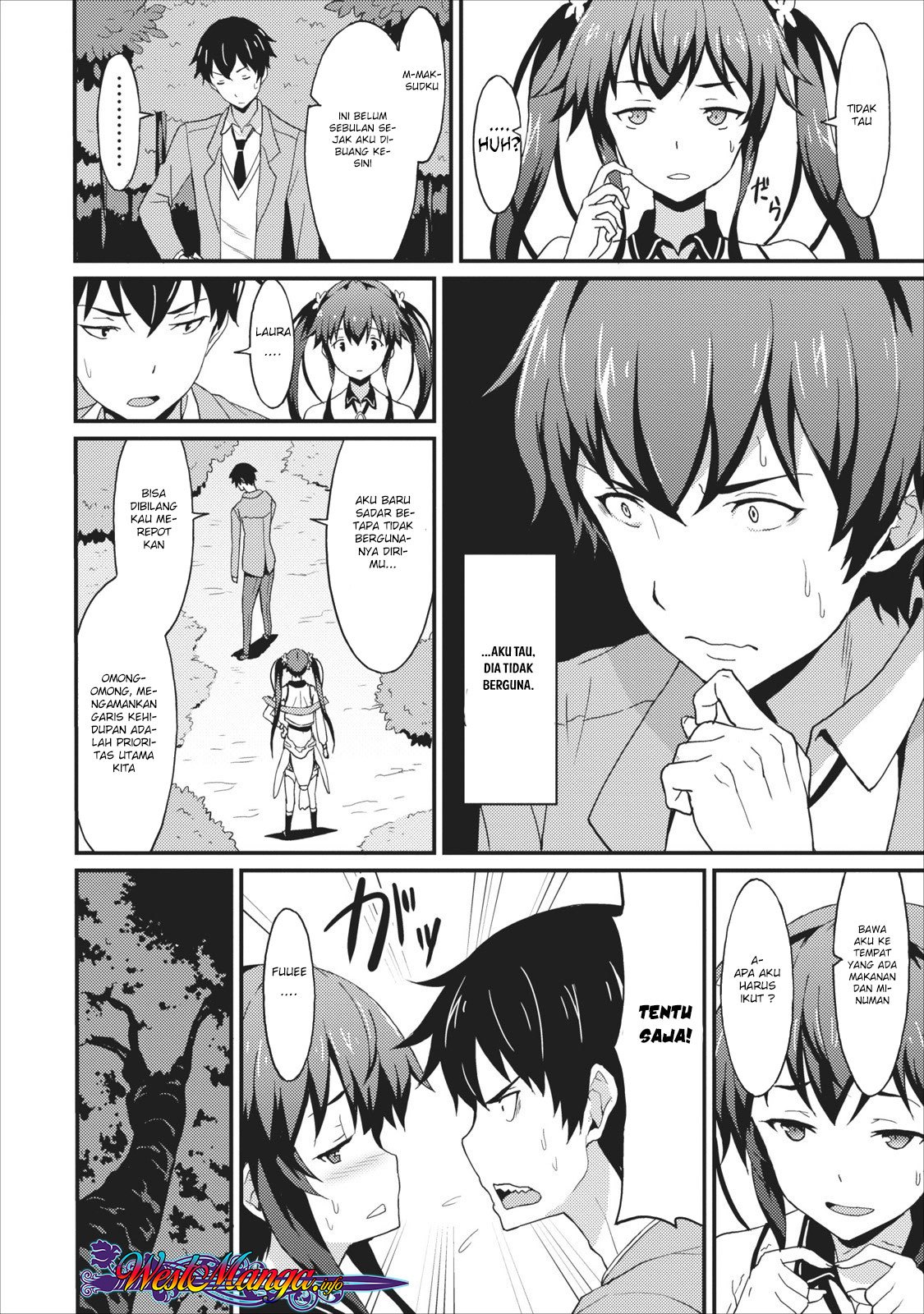 Taberu dake de Level-Up! Damegami to Issho ni Isekai Musou Chapter 01 Gambar 13