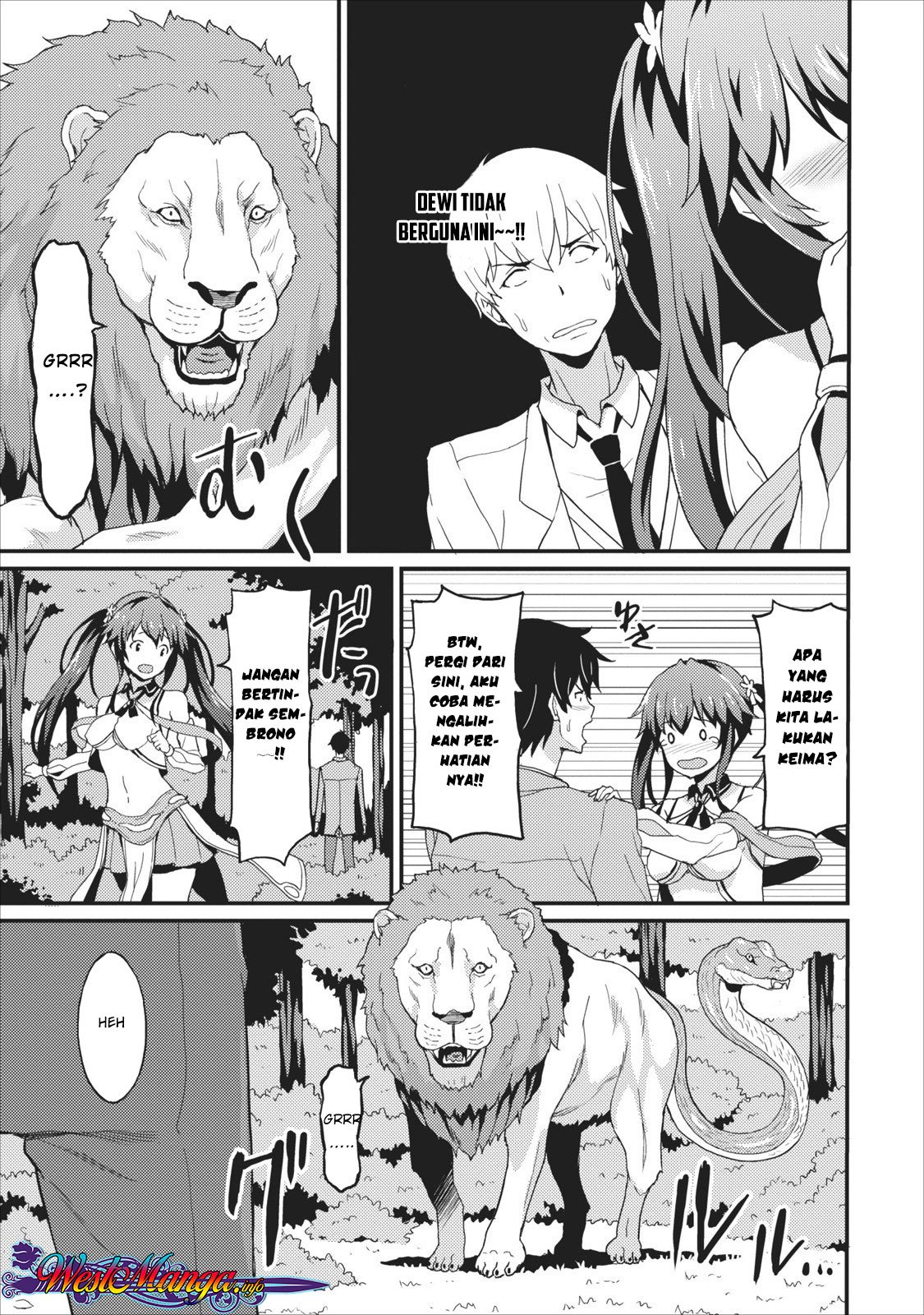 Taberu dake de Level-Up! Damegami to Issho ni Isekai Musou Chapter 01 Gambar 17