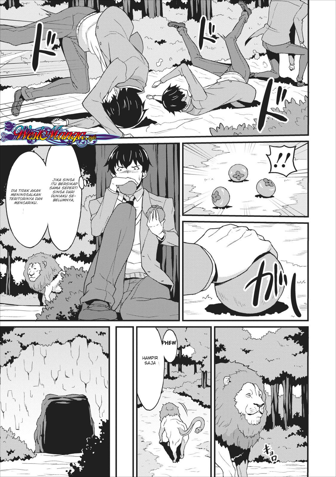 Taberu dake de Level-Up! Damegami to Issho ni Isekai Musou Chapter 01 Gambar 19