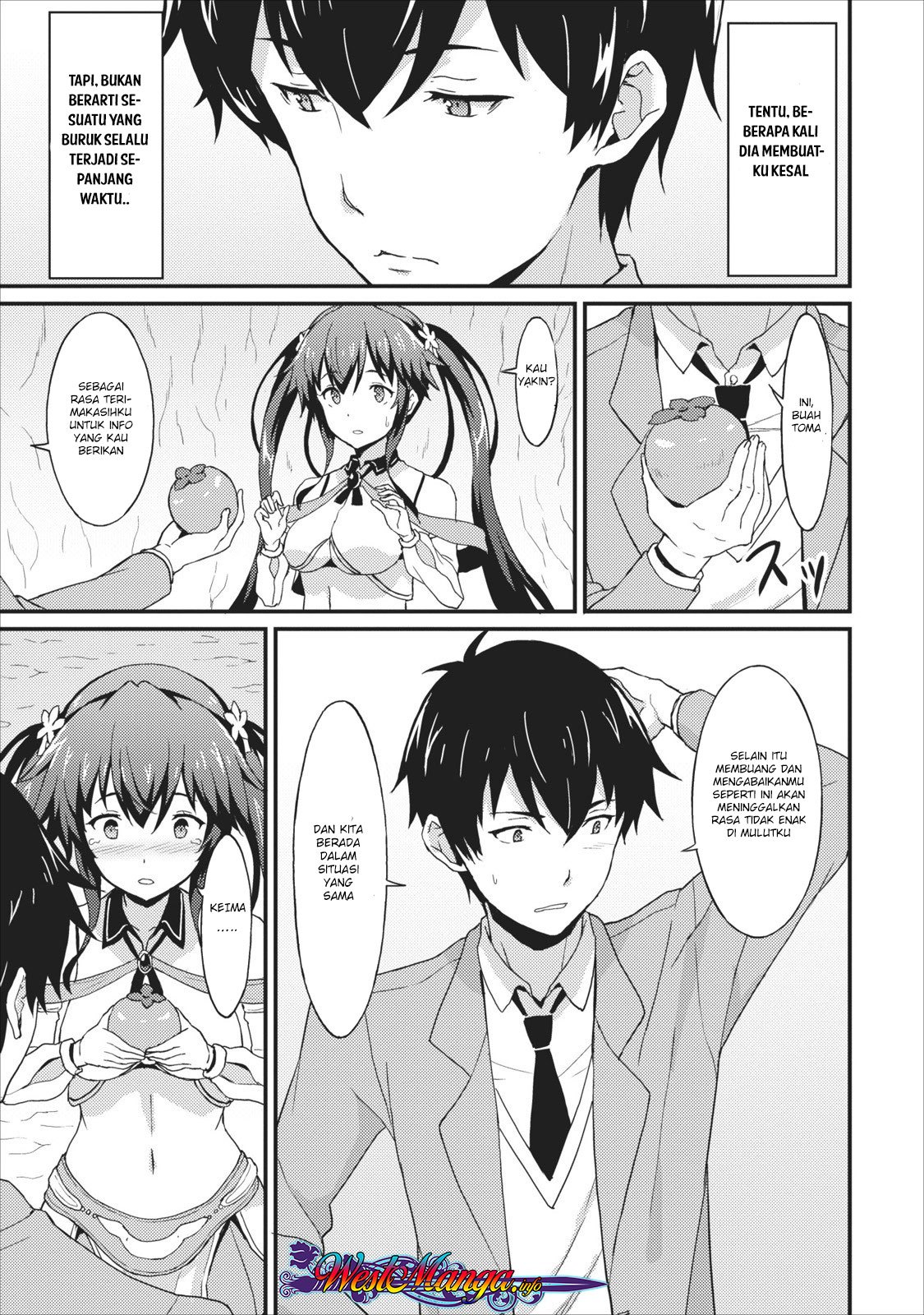 Taberu dake de Level-Up! Damegami to Issho ni Isekai Musou Chapter 01 Gambar 21