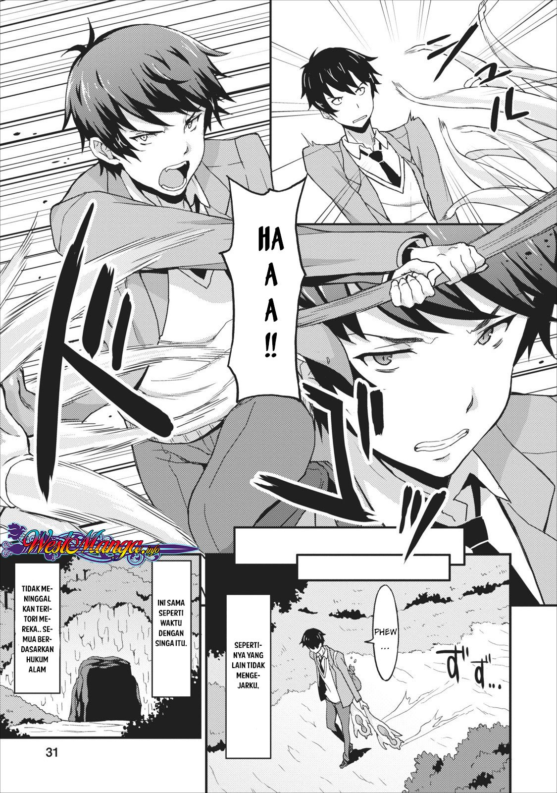 Taberu dake de Level-Up! Damegami to Issho ni Isekai Musou Chapter 01 Gambar 33