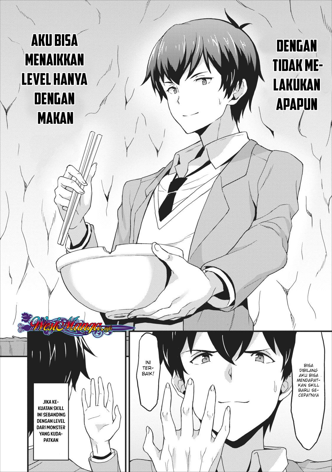 Taberu dake de Level-Up! Damegami to Issho ni Isekai Musou Chapter 01 Gambar 40