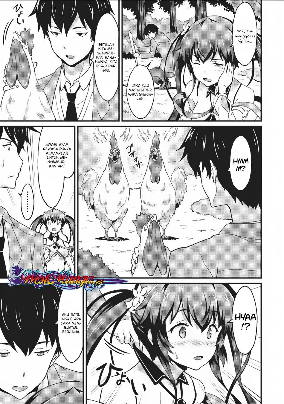 Taberu dake de Level-Up! Damegami to Issho ni Isekai Musou Chapter 02 Gambar 8