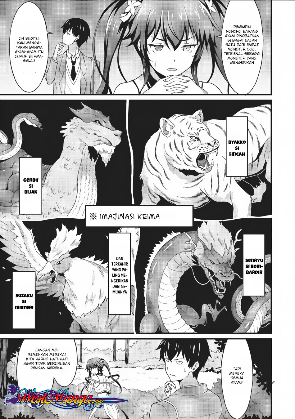Taberu dake de Level-Up! Damegami to Issho ni Isekai Musou Chapter 02 Gambar 19