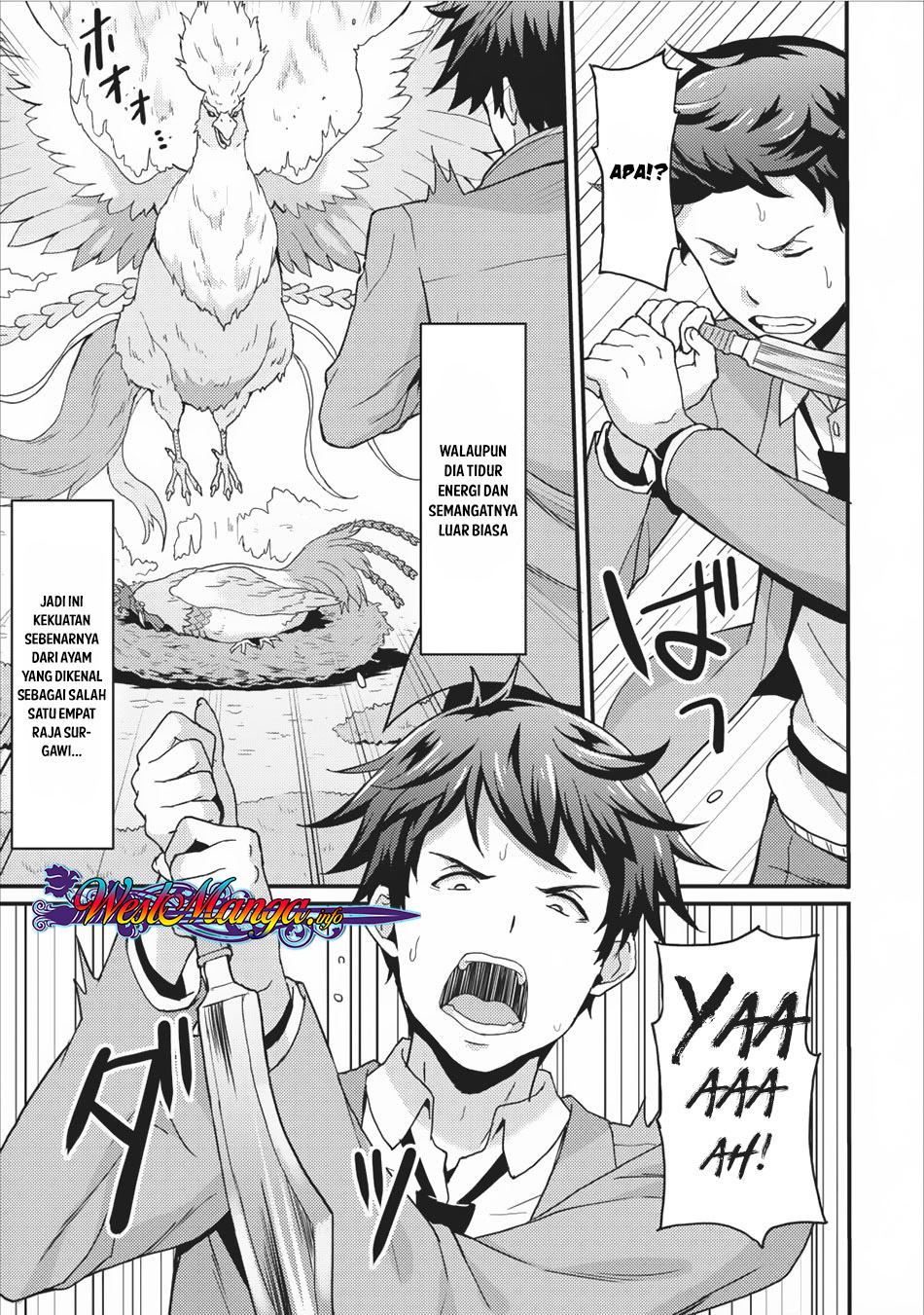 Taberu dake de Level-Up! Damegami to Issho ni Isekai Musou Chapter 02 Gambar 21