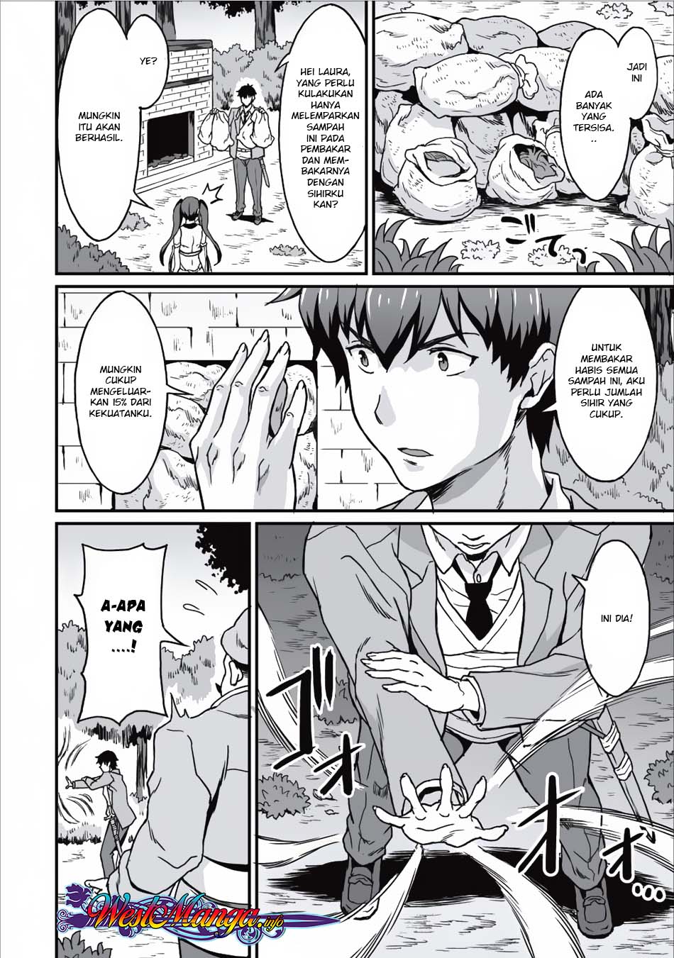 Taberu dake de Level-Up! Damegami to Issho ni Isekai Musou Chapter 05 Gambar 24