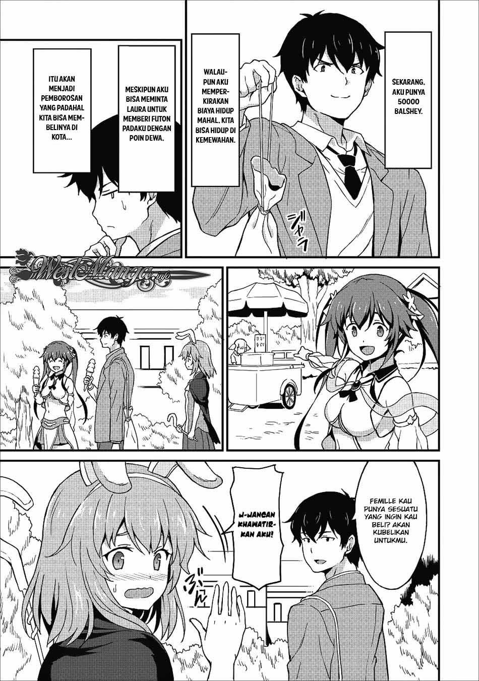 Taberu dake de Level-Up! Damegami to Issho ni Isekai Musou Chapter 07 Gambar 21