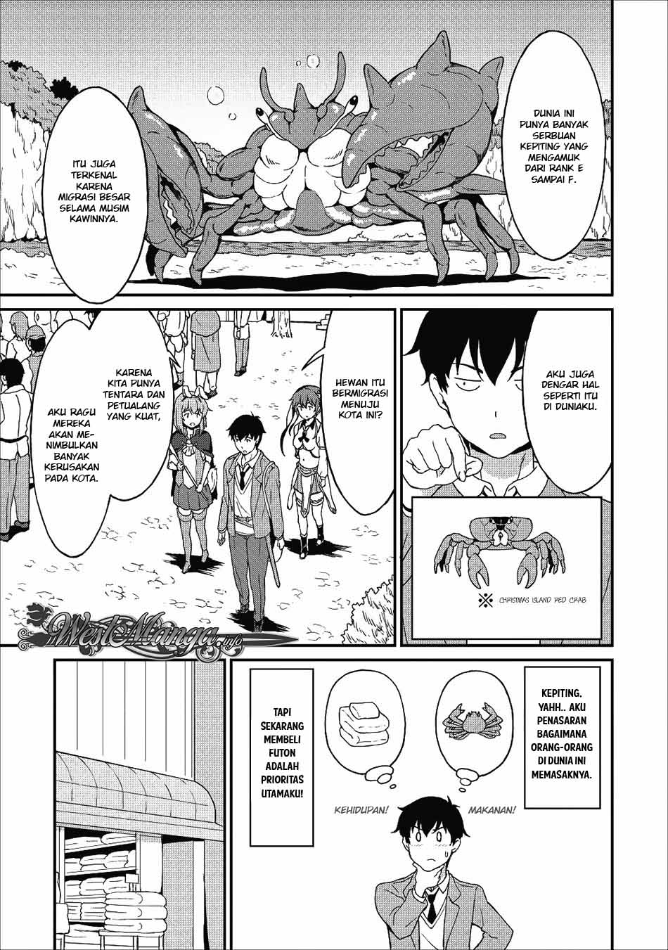 Taberu dake de Level-Up! Damegami to Issho ni Isekai Musou Chapter 07 Gambar 27