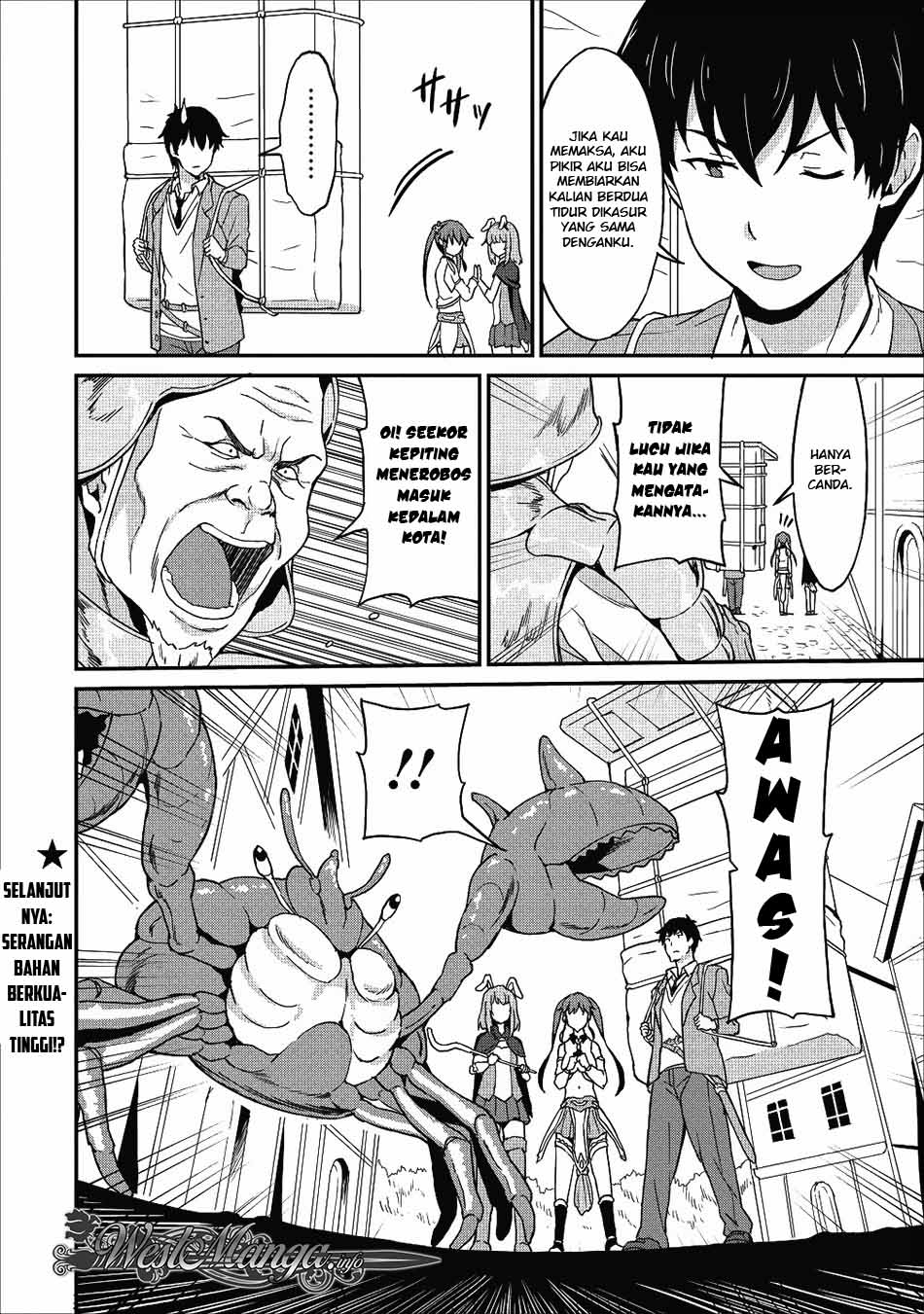 Taberu dake de Level-Up! Damegami to Issho ni Isekai Musou Chapter 07 Gambar 32