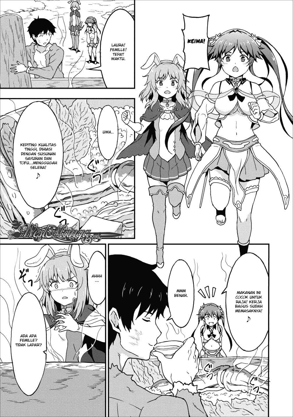 Taberu dake de Level-Up! Damegami to Issho ni Isekai Musou Chapter 09.1 Gambar 8