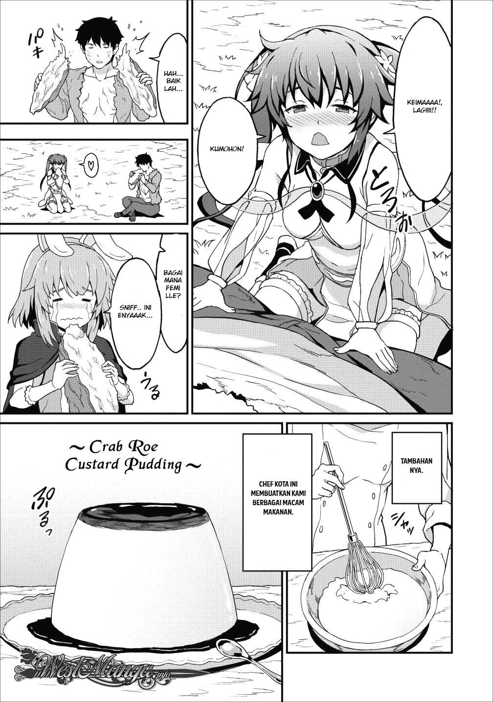 Taberu dake de Level-Up! Damegami to Issho ni Isekai Musou Chapter 09.1 Gambar 12