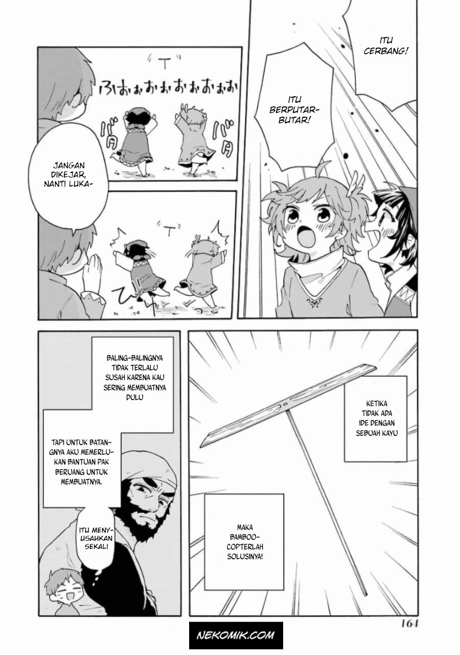 Tada Shiawasena Isekai Kazoku Seikatsu Chapter 13.5 Gambar 9