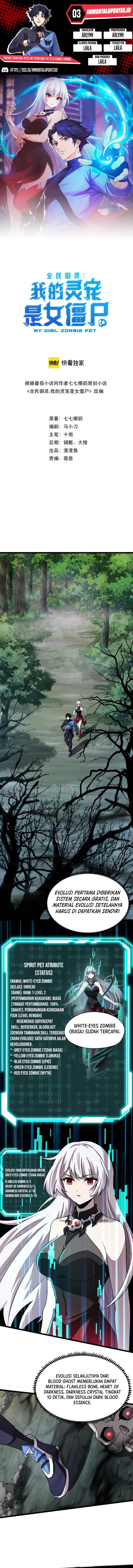 Taming Spiritual Pets: My Spiritual Pet is a Female Zombie Chapter 03 Gambar 1
