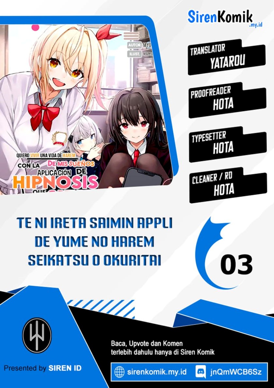 Te ni Ireta Saimin Appli de Yume no Harem Seikatsu o Okuritai Chapter 03 Gambar 1