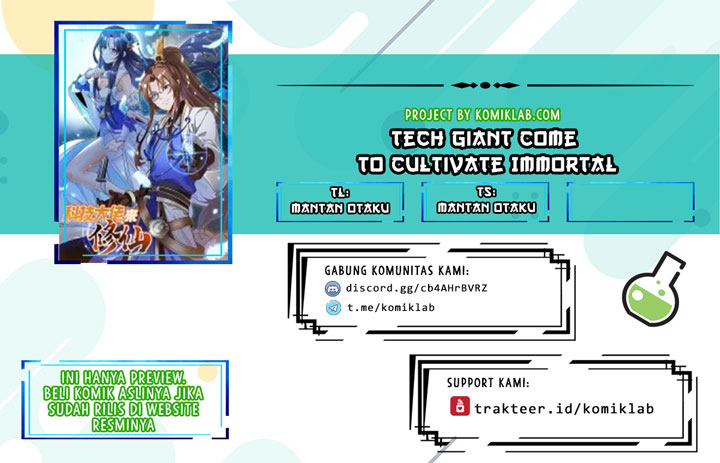 Tech Giant Come to Cultivate Immortal Chapter 08 Gambar 1