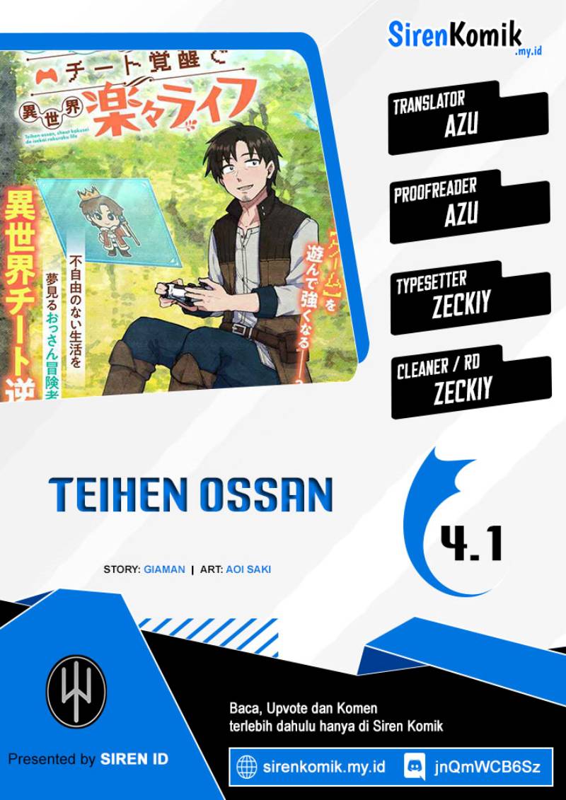 Teihen Ossan, Cheat Kokusei de Isekai Rakuraku Life Chapter 04.1 Gambar 1