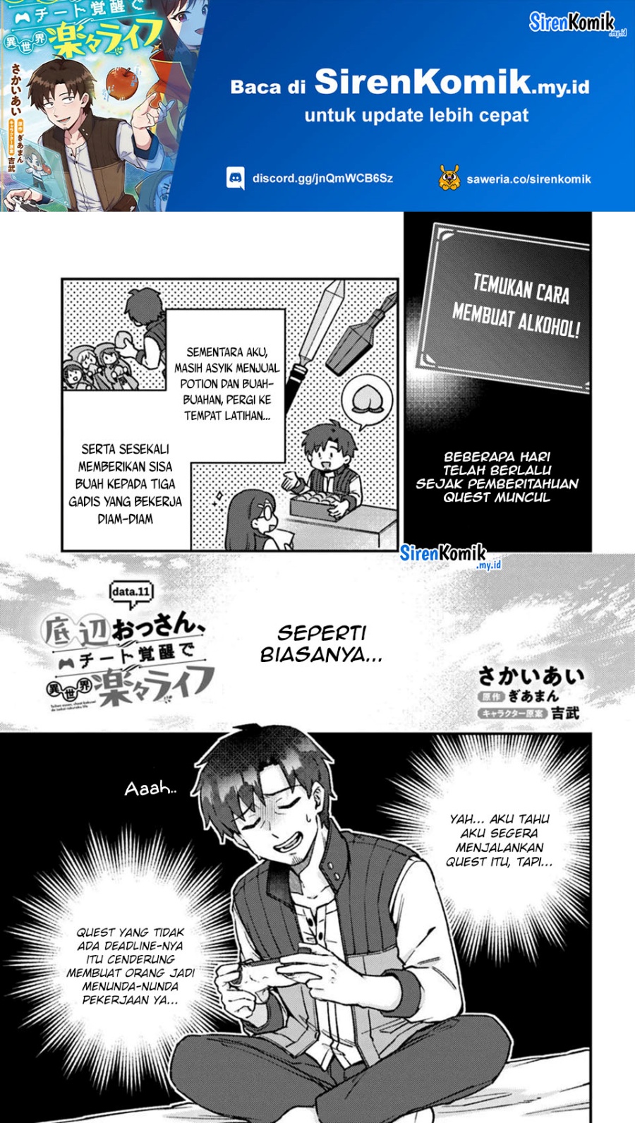 Teihen Ossan, Cheat Kokusei de Isekai Rakuraku Life Chapter 11 Gambar 2