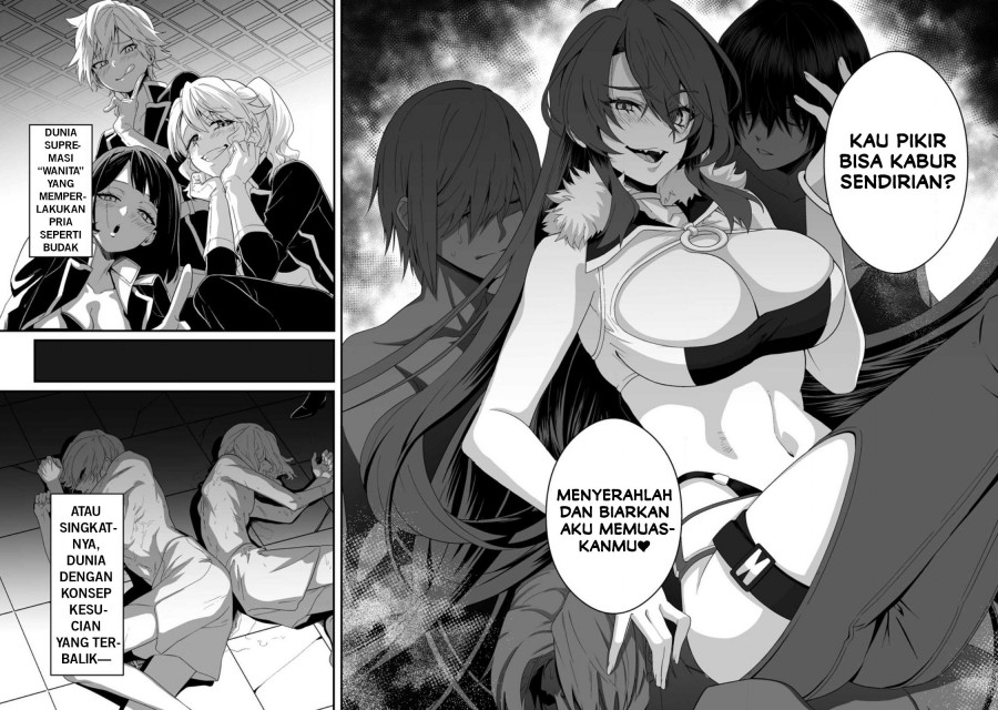 Teisou Gyakuten Sekai De Yuiitsu No Otoko Kishi No Ore, Onna Kishi Gakuen Ni Nyuugaku Shitara Nazeka Eiyou Atsukai Sareta ~Zetsurin Skill De Harem Musou~ Chapter 01 Gambar 3