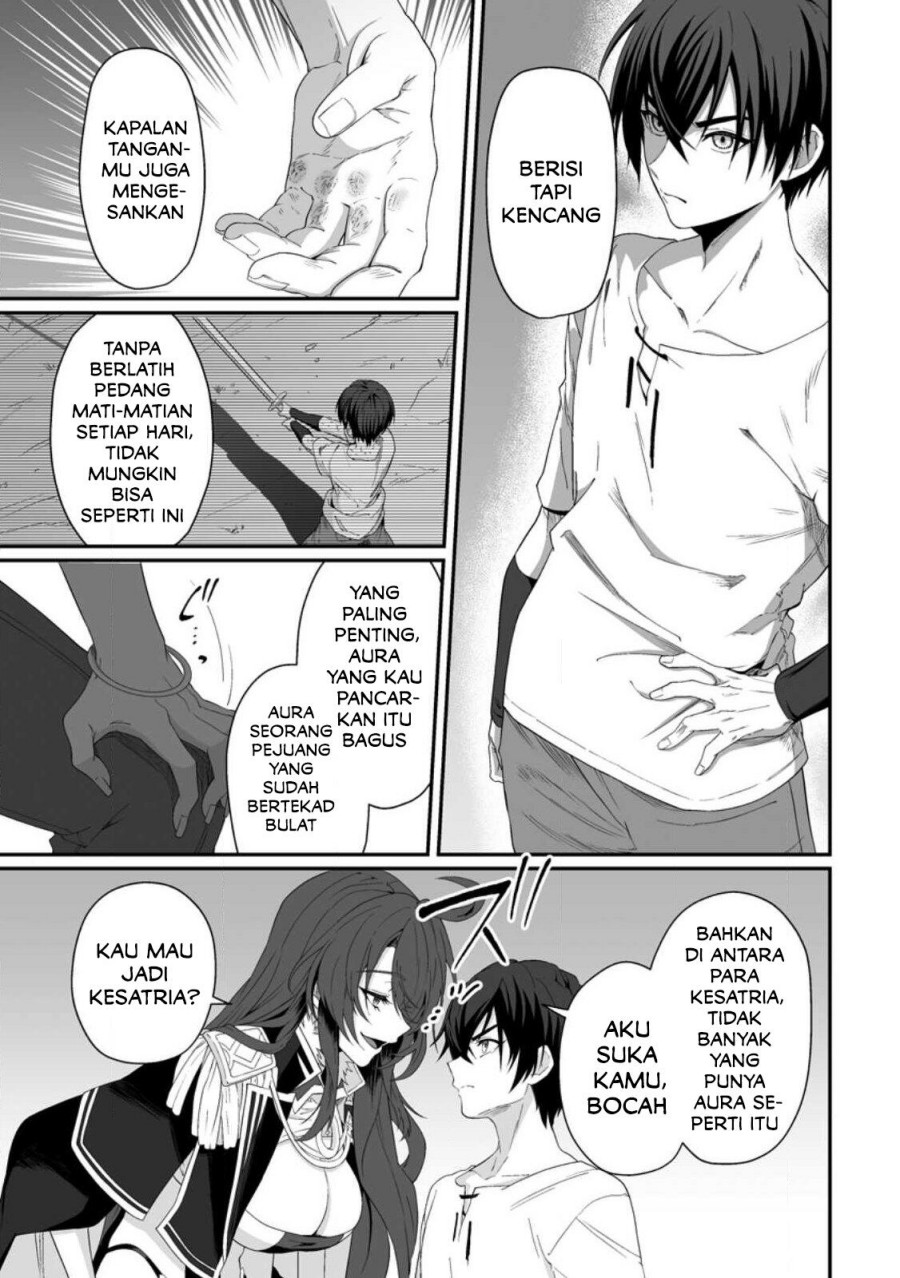 Teisou Gyakuten Sekai De Yuiitsu No Otoko Kishi No Ore, Onna Kishi Gakuen Ni Nyuugaku Shitara Nazeka Eiyou Atsukai Sareta ~Zetsurin Skill De Harem Musou~ Chapter 01 Gambar 12